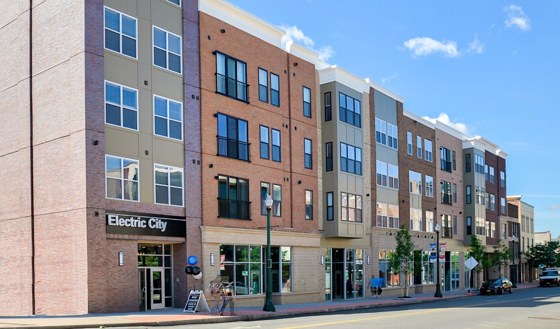 a large brick building